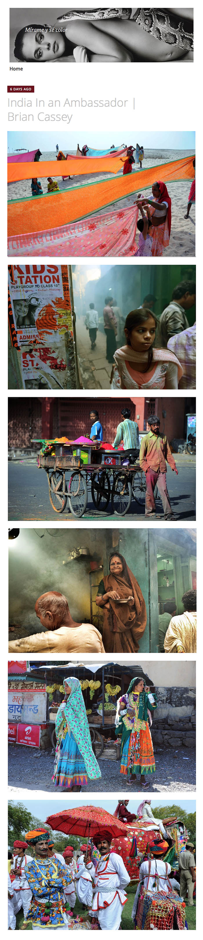 Masters of Photography - Brian Cassey - India in an Ambassador