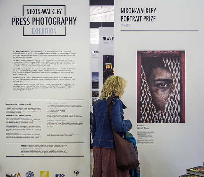 2016 Nikon-Walkley Portrait Prize - Winner - 'Beaten Refugee' by Brian Cassey