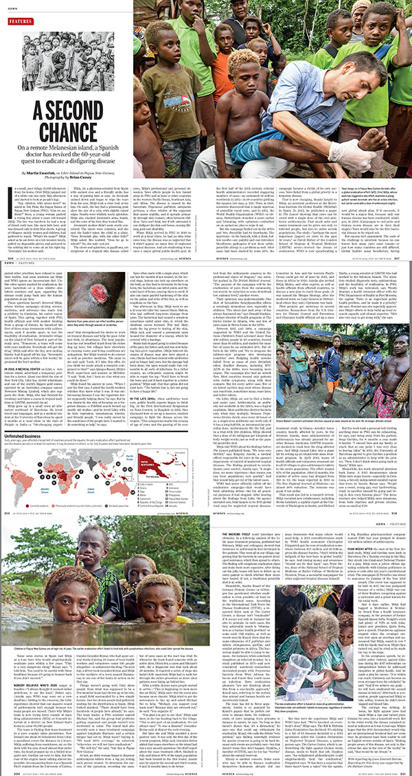 Science Journal - Yaws Disease story - Namatanai, Lihir Papua New Guinea - images by Brian Cassey