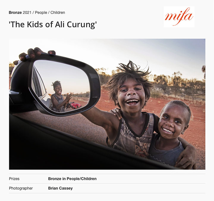 Moscow International Foto Awards (MIFA) - Silver Award - 'The Kids of Ali Curung' by Brian Cassey