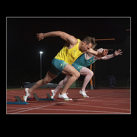 Australian Paralympic team members - off the the Tokt=yo Olympics - images by Brian Cassey