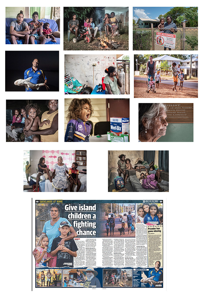 2021 Clarion Awards (Queensland Media Awards) - Winner - Best Photographic Essay - 'The Queenslanders Left Behind' by Brian Cassey (The Courier Mail and The Australian)