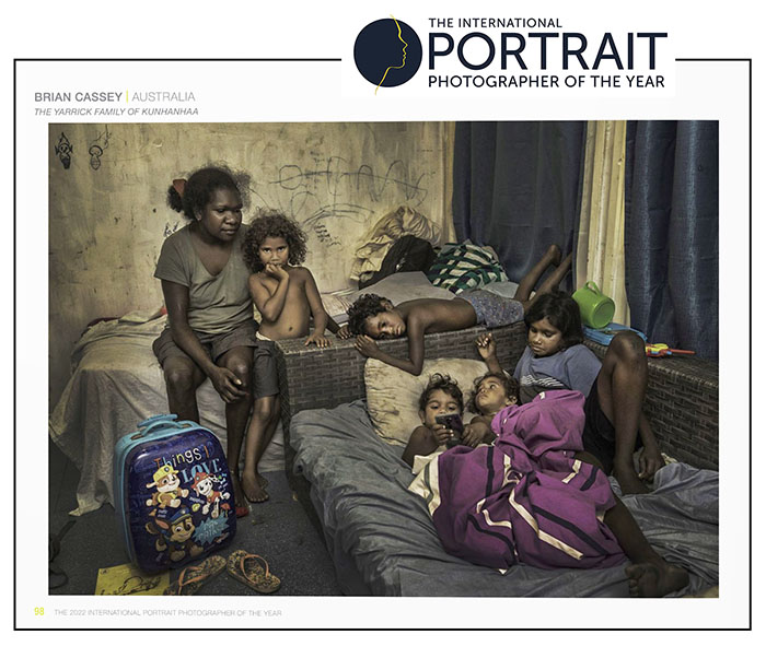 2022 International Portrait Photographer of the Year - WINNER 2nd Place - "The Yarrick Family of Kunhanhaa" - The Family Sitting - "Mother Africa - Aurora" - by Brian Cassey 