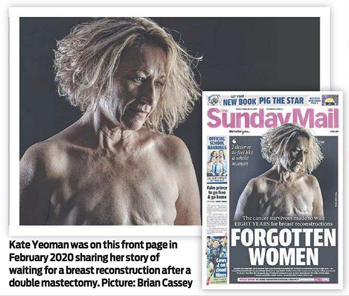 The Sunday Mail Centenary edition - Kate Yeoman - Forgotten Women - image © Brian Cassey