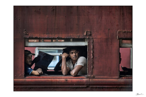 "Train Journey - Sri Lanka" - 2018 - Signed collector Print by Brian Cassey